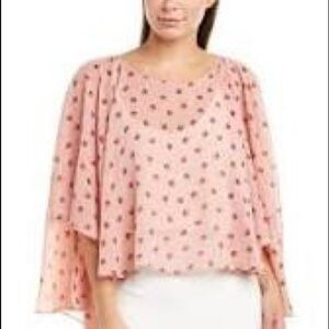 𝅺fatu Poncho Blouse NWT Size 8